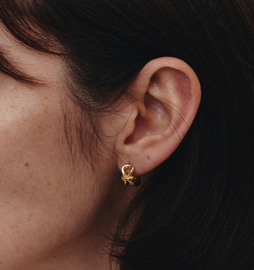 Aceh Silver One Touch Earrings
